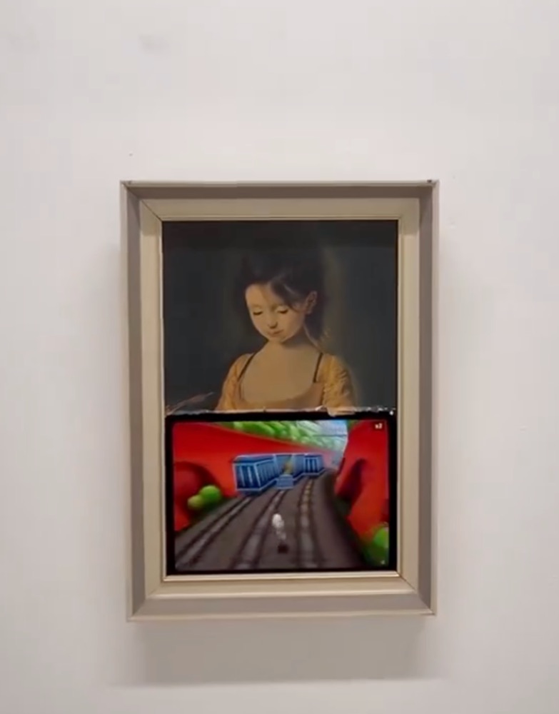 subway surfers on a date tiktok